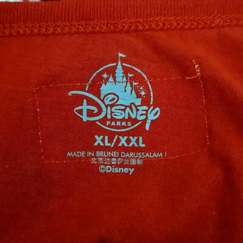 Disney Parks Minnie Mouse Sleep Shirt Womens XL XXL Red Coffee Dress Polka Dot - Picture 8 of 10